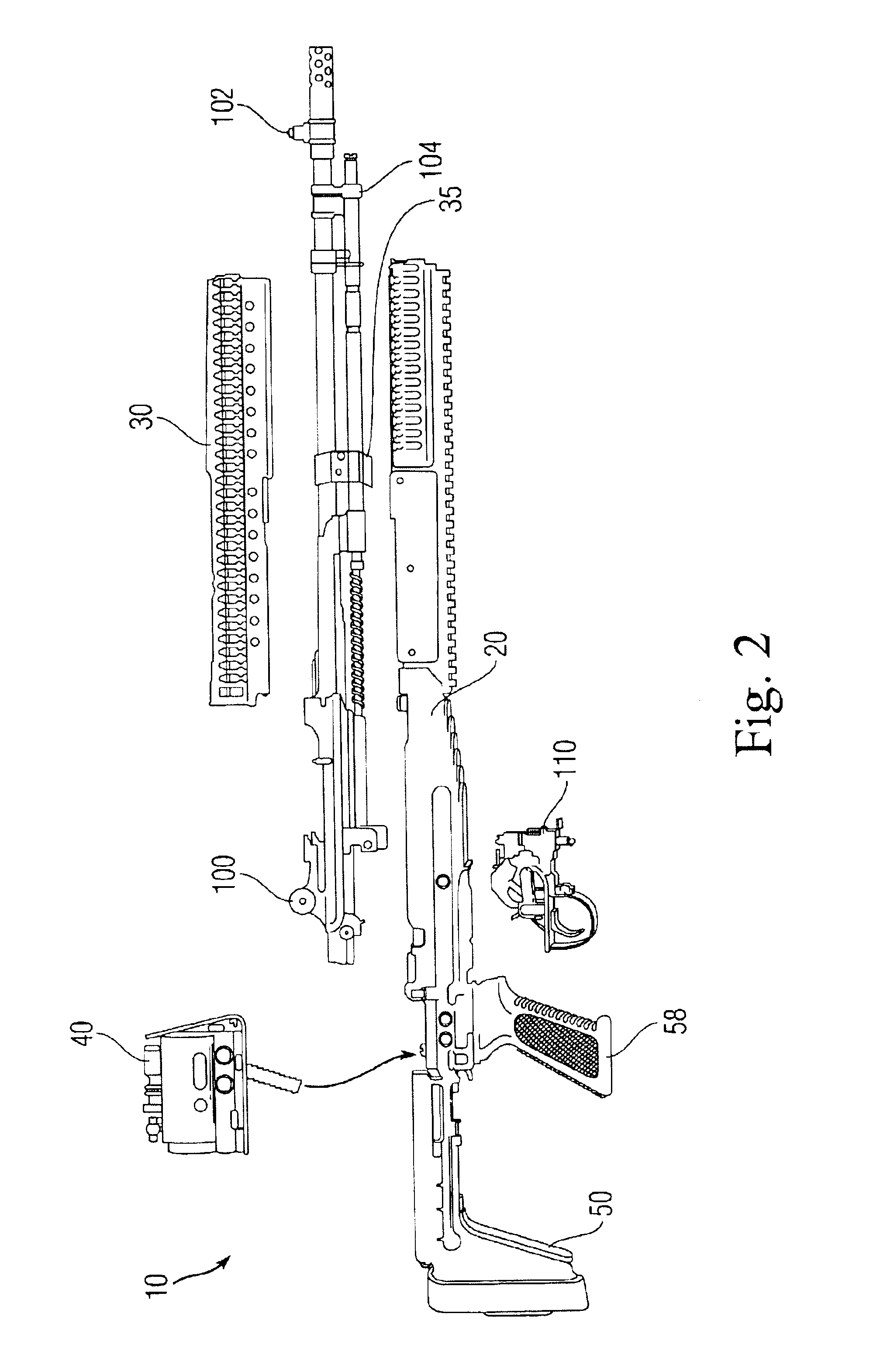 Replacement chassis stock system for firearms