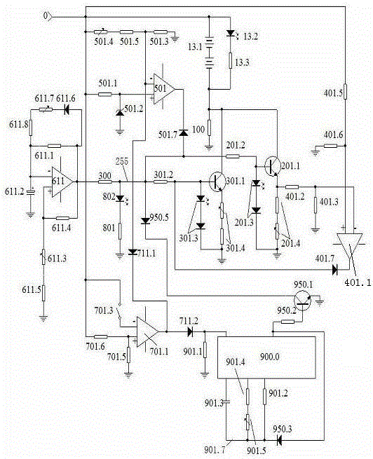 Constant current charging-stopping type charger