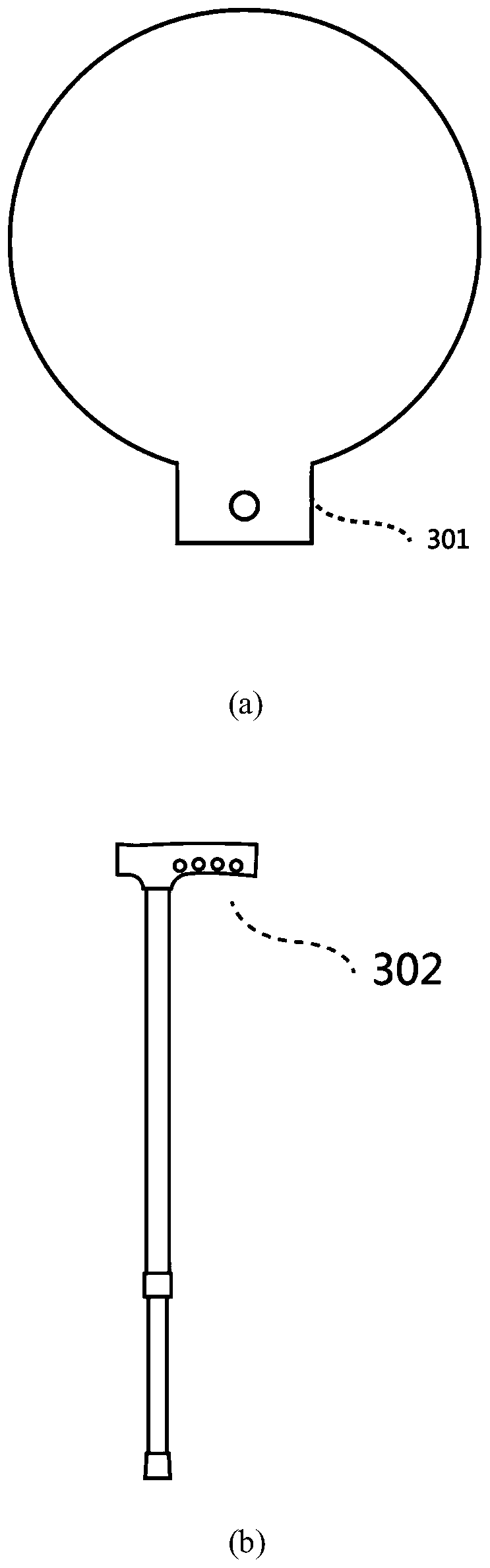 Body temperature and galvanic skin monitoring integrated pre-warning system for walking stick