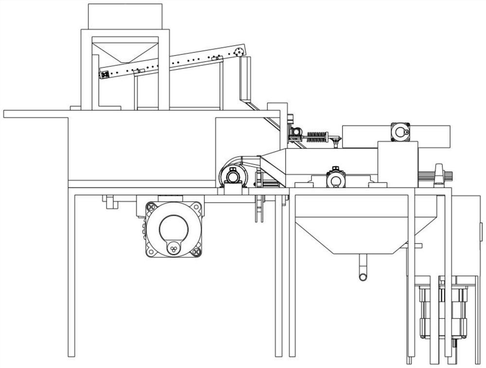 Multistage juice and peel separating device for passion fruits