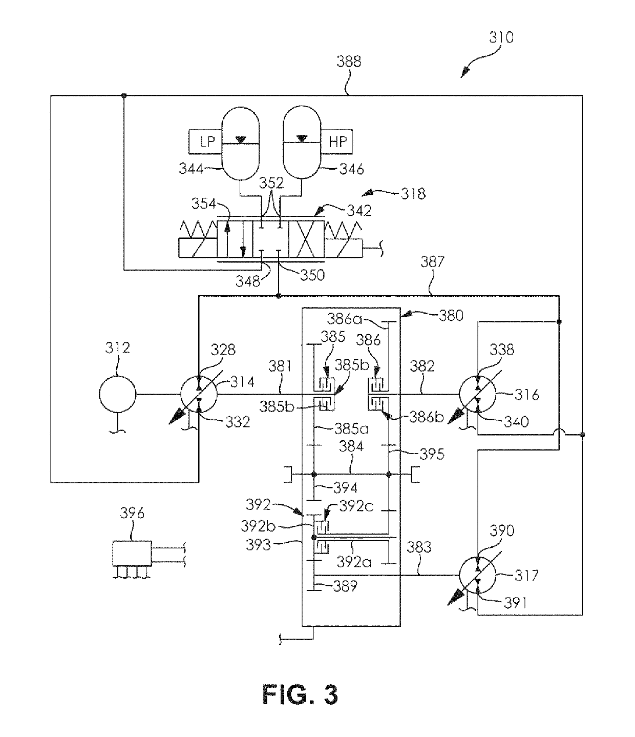 Dual mode hybrid hydrostatic driveline