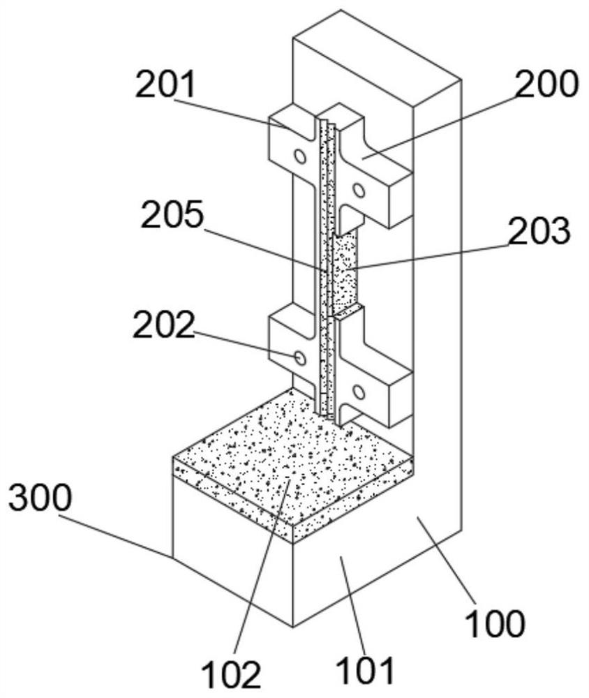 Composite material high-temperature compression tool and tensile testing machine