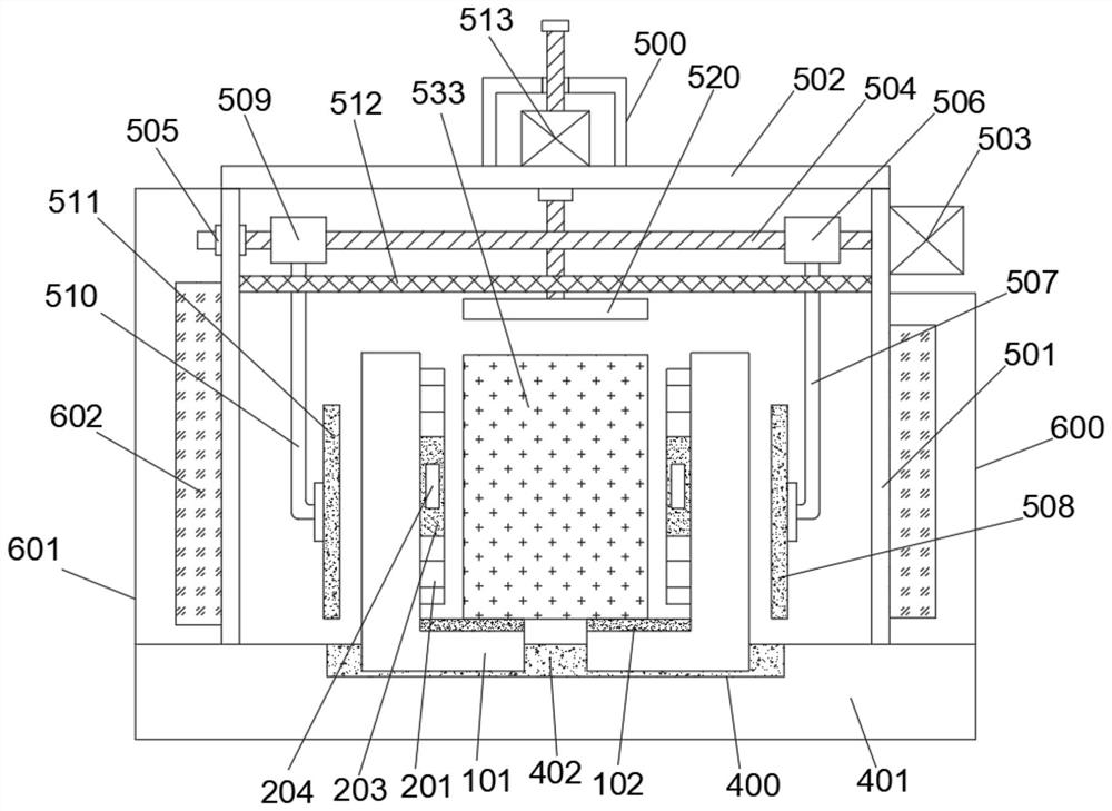 Composite material high-temperature compression tool and tensile testing machine