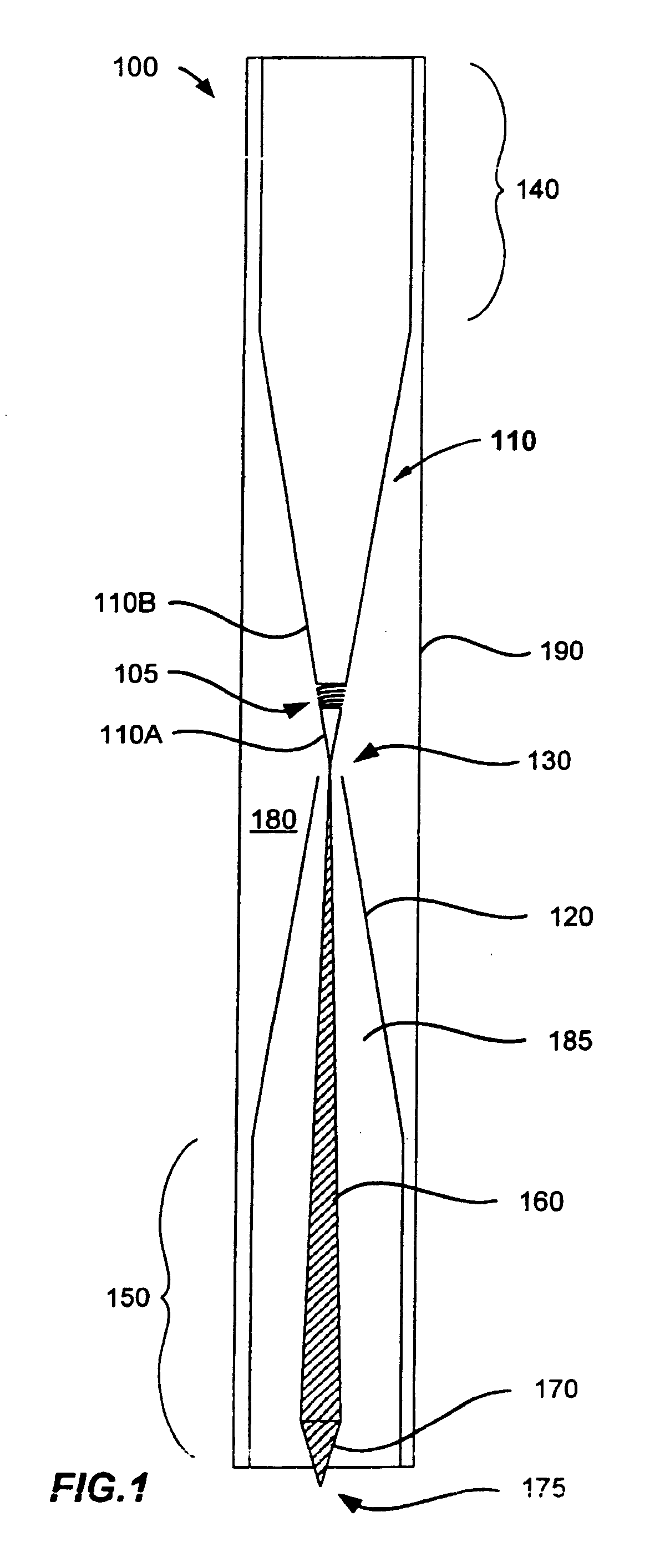 Frequency control of electrical length for bicone antennas