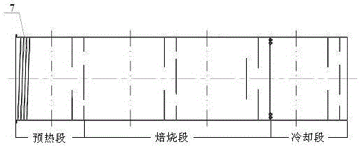 High temperature roasting furnace of hydrogenation catalyst