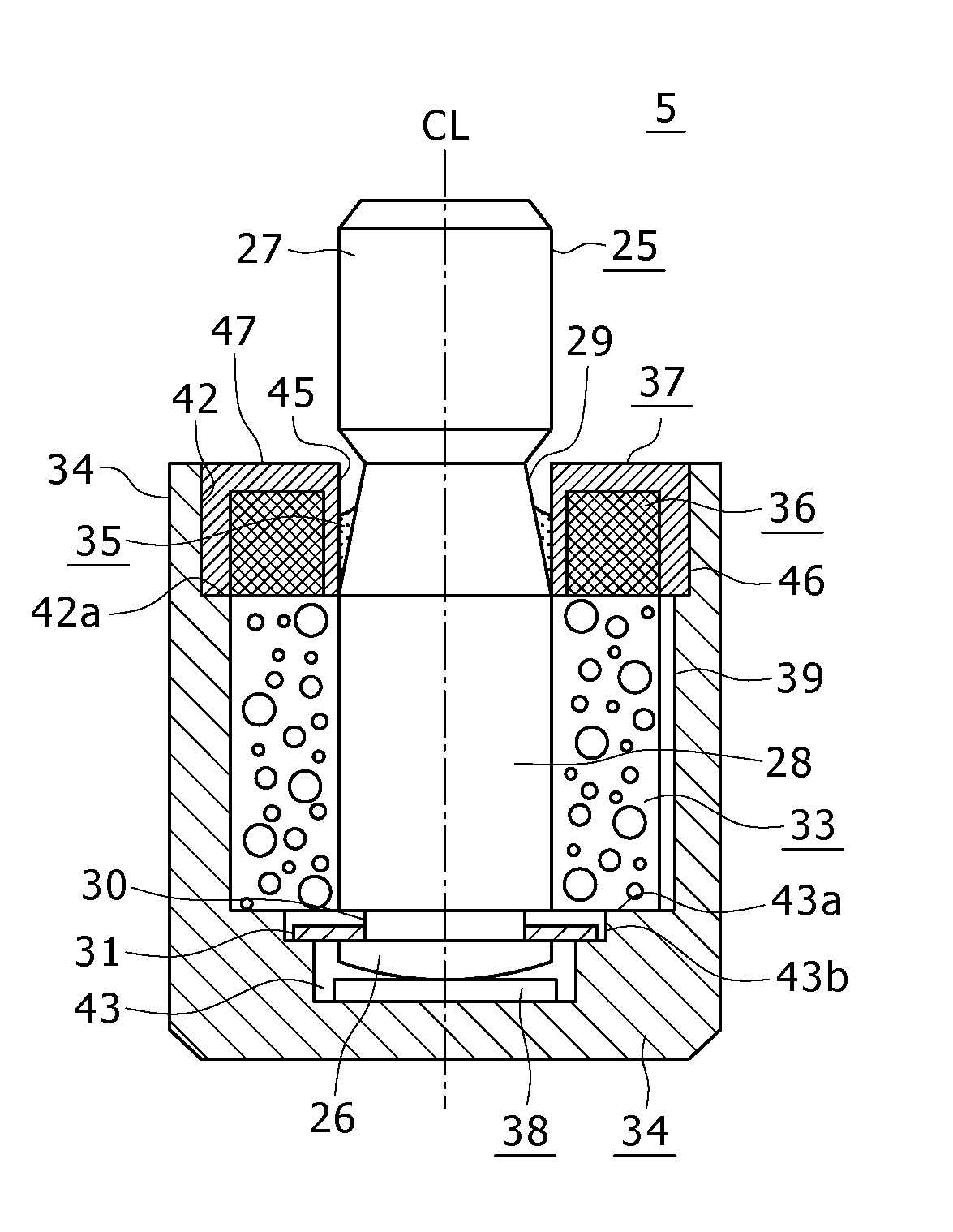 Bearing unit, motor using the bearing unit, and electronic equipment using the motor