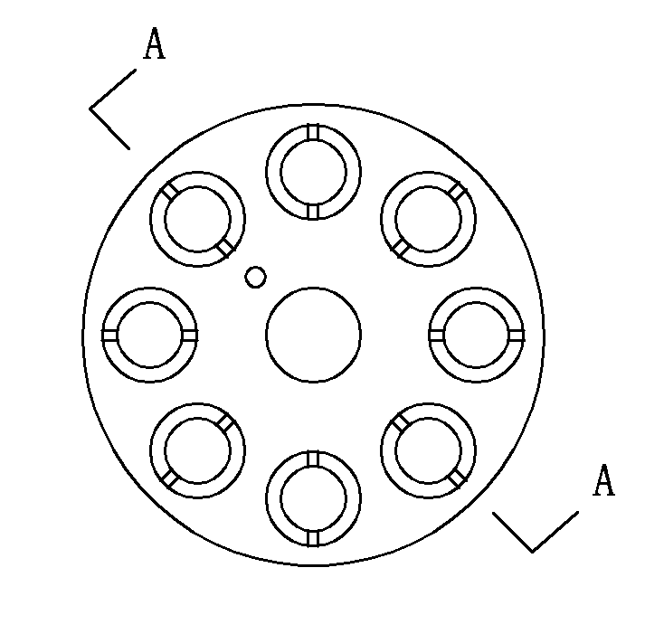 Steel strand prestress base structure of wind driven generator and construction method thereof