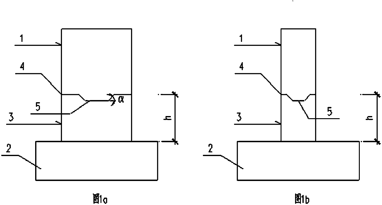 Prefabricated pier and bearing platform connected structure and butt joint construction method thereof