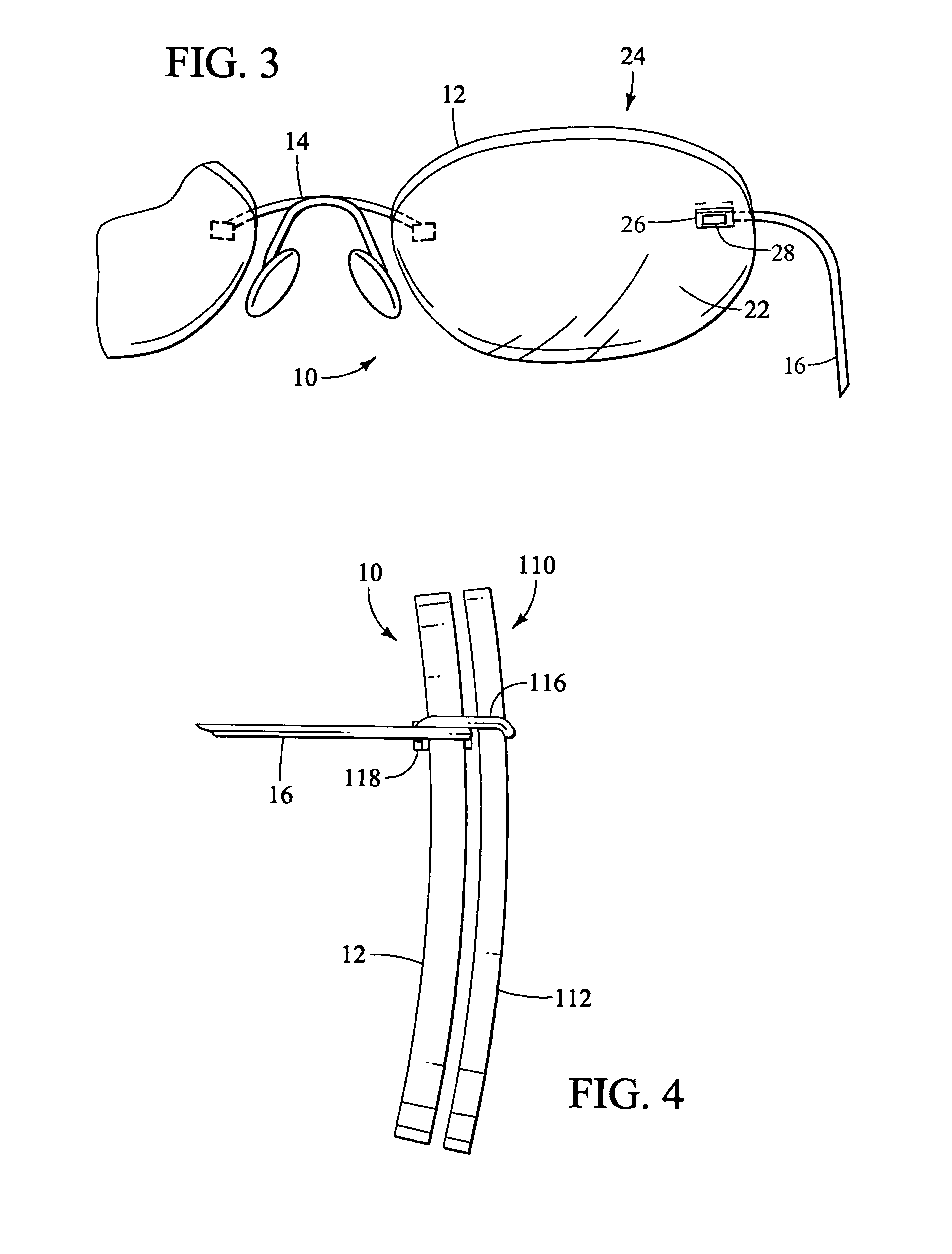 Rimless eyewear system with magnetic retention