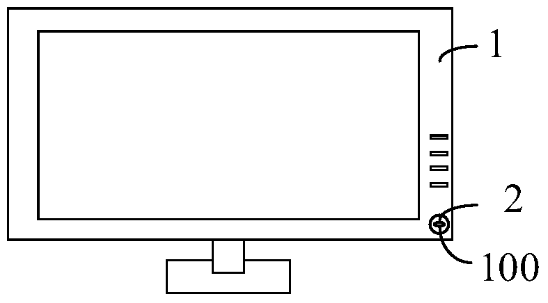 Display device with heart rate detection function and heart rate detection method