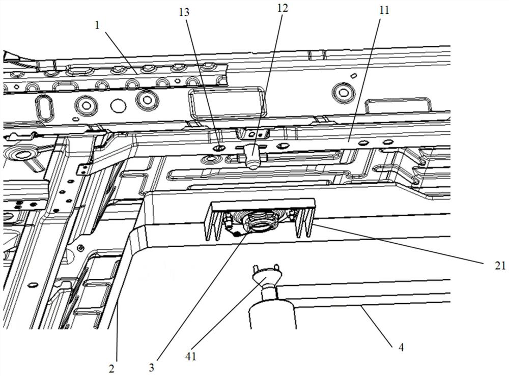 Quick assembling and disassembling locking mechanism of battery box