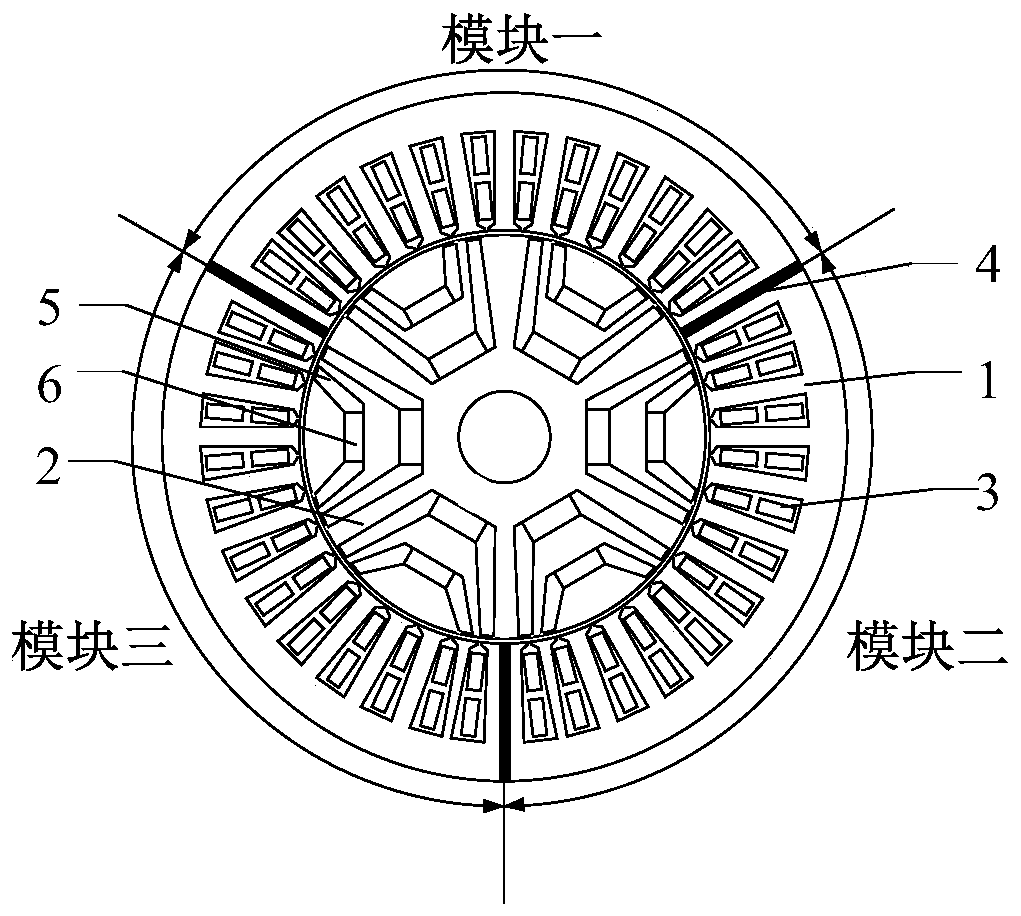 A Highly Fault Tolerant Modular Winding Design Method for Permanent Magnet Assisted Synchronous Reluctance Motor