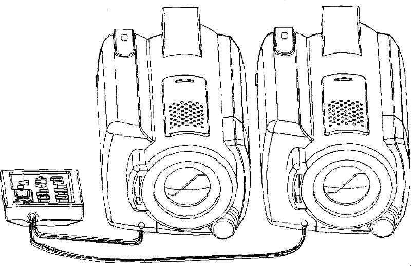 Stereo camera shooting tripod head and stereo camera formed by the stereo camera shooting tripod head