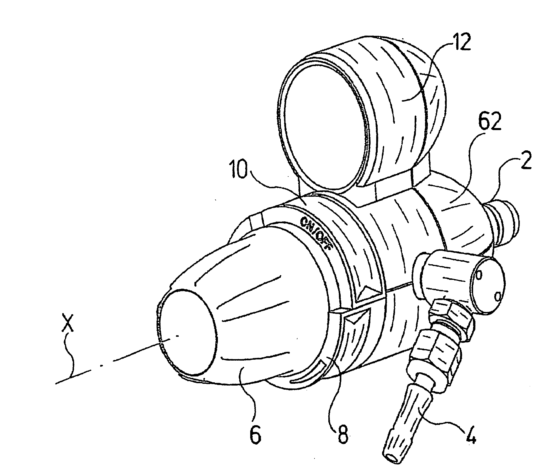 Point-of-use regulator for gas