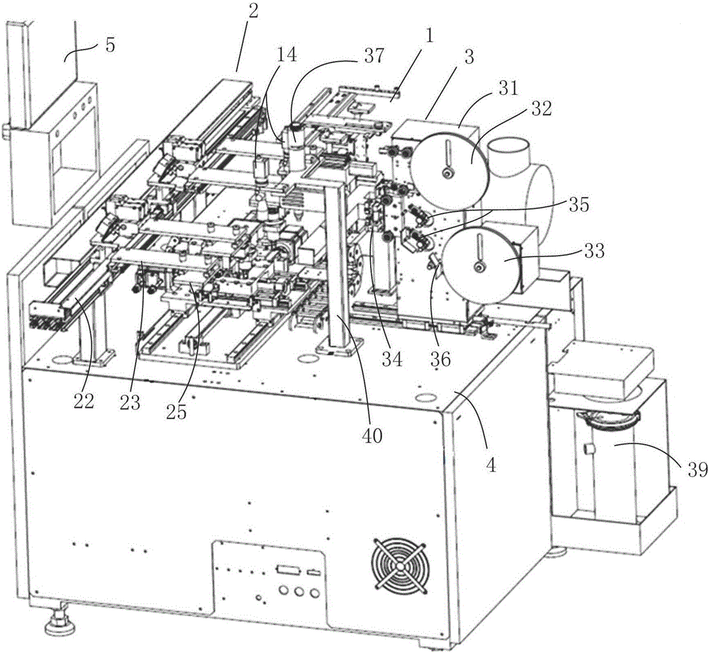 Automatic high-speed terminal cleaning machine of flexible OLED