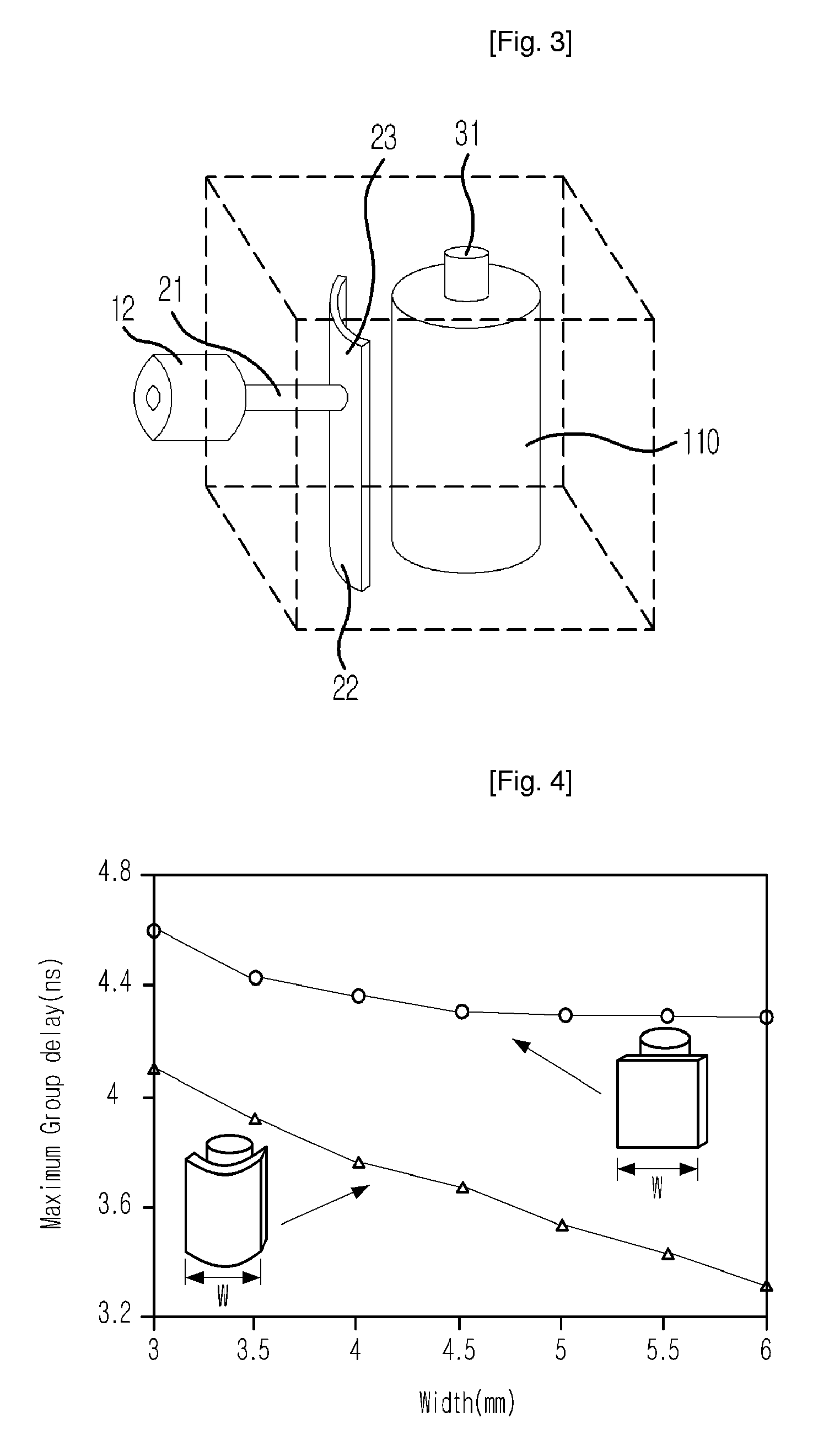 Filter Coupled by Conductive Plates Having Curved Surface