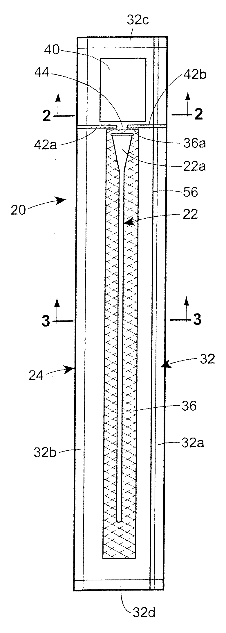 Vapor hydrated catheter assembly and method of making same