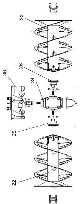 Snow-removing snow-throwing vehicle