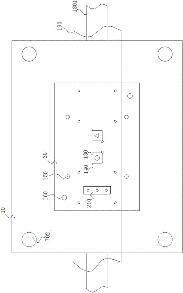 Signboard punch forming die and punching machine