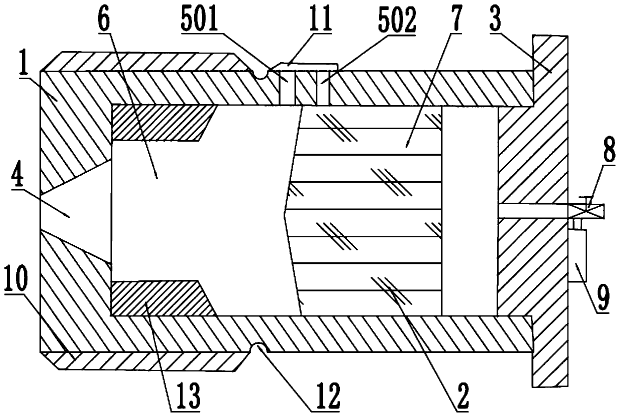 Controllable pressure release device for gas-sealed high-voltage electrical equipment