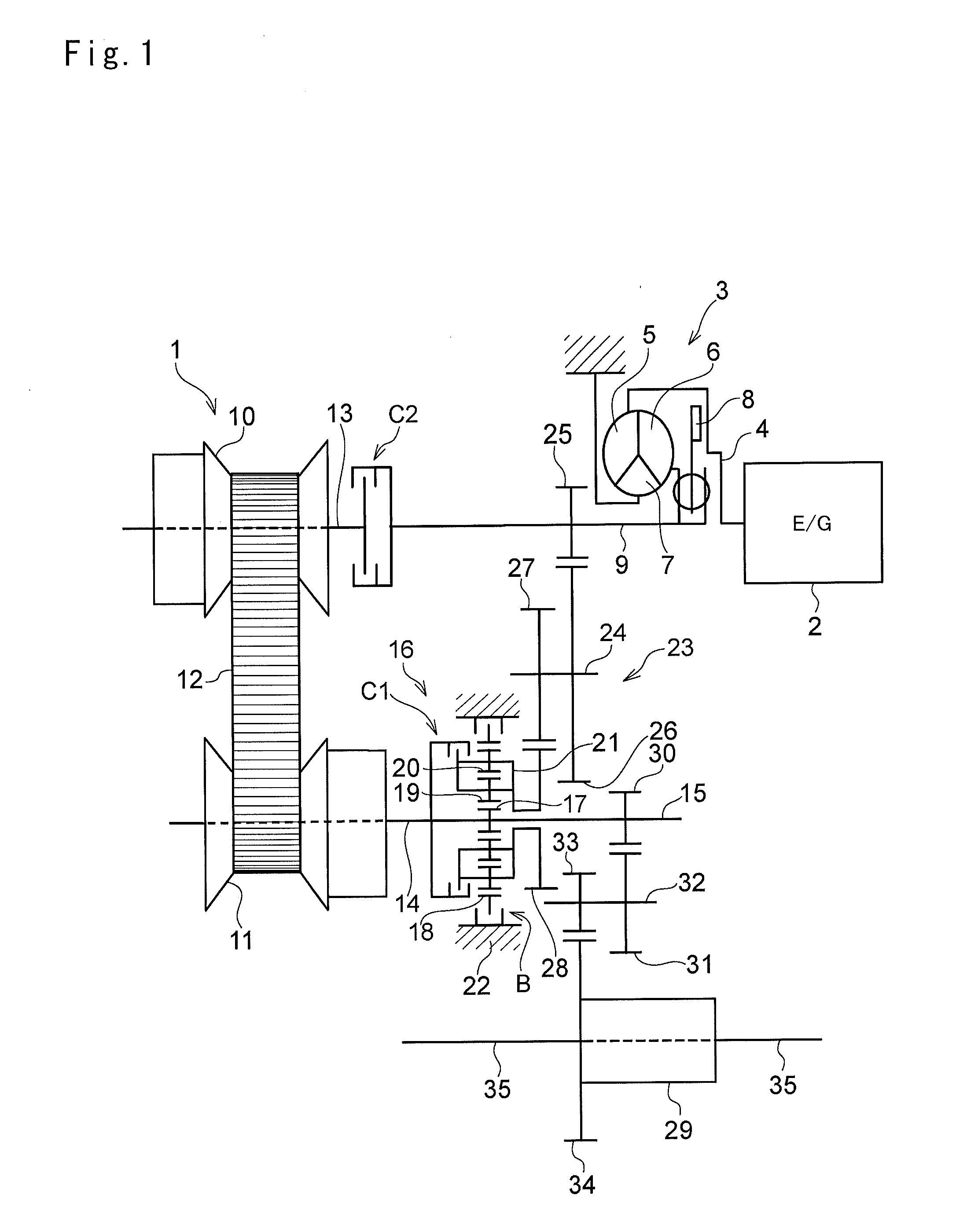 Power transmission unit for vehicle