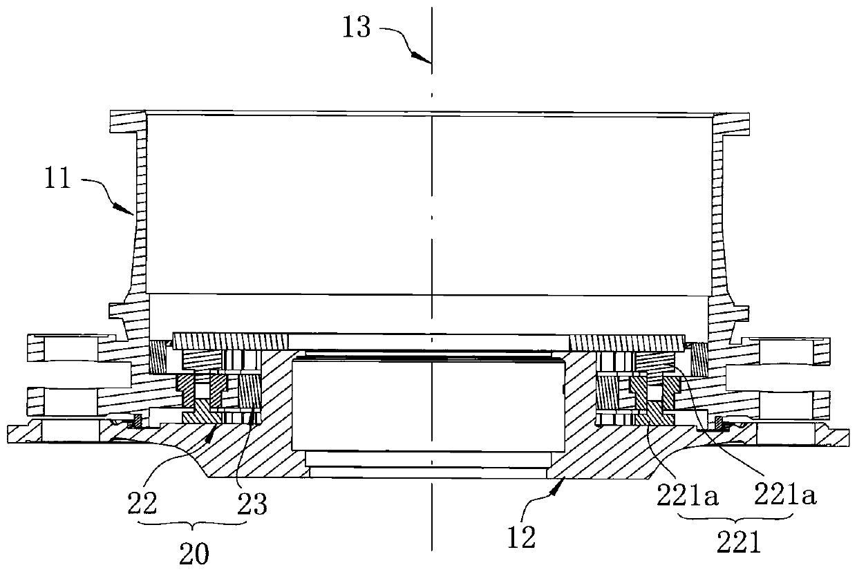 Shafting structure, lubrication method and wind turbine