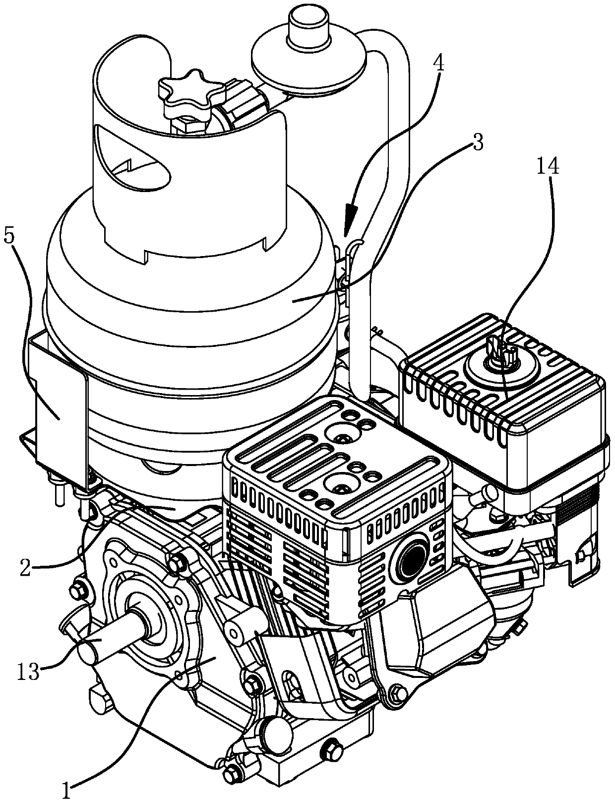 A liquefied fuel engine