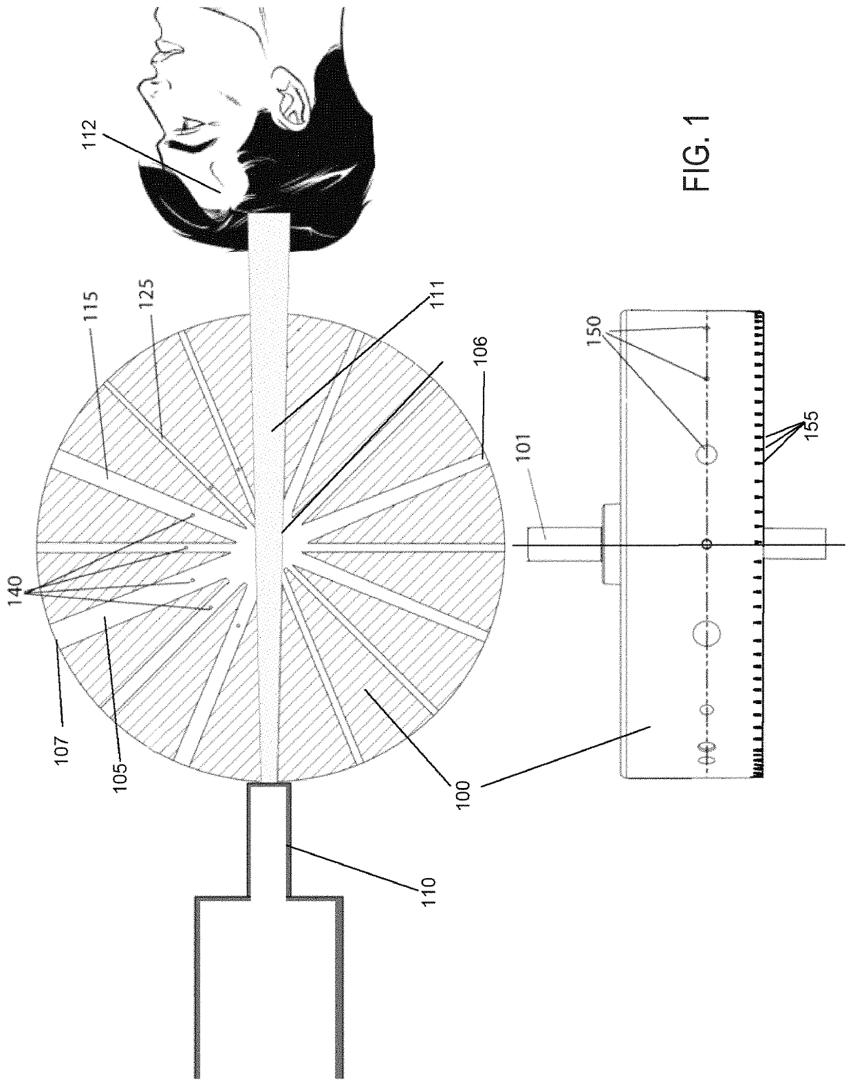 Revolving radiation collimator