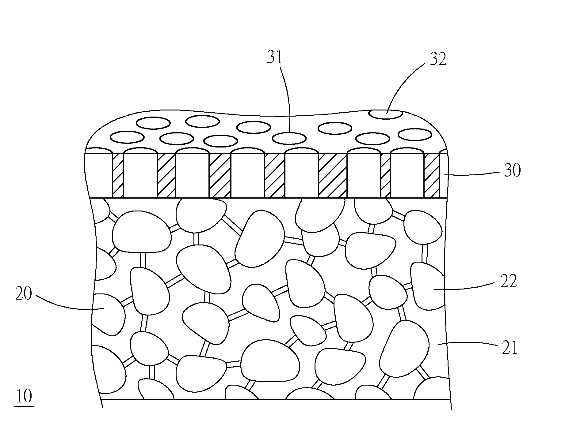 Air bearing structure