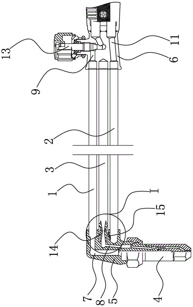 A jet-suction anti-tempering anti-explosion cutting torch