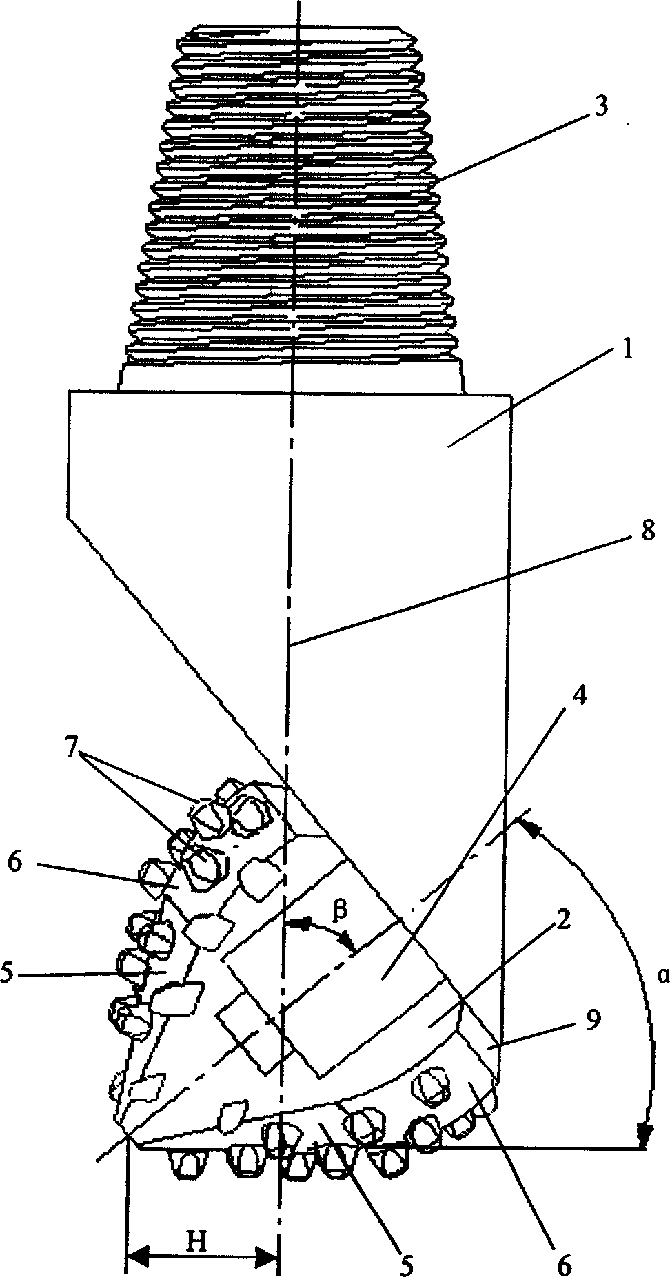 Cone single roller bit