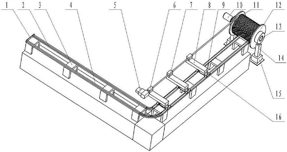 Autonomous mobile tide type irrigation apparatus matching three-dimensional mobile seedbed