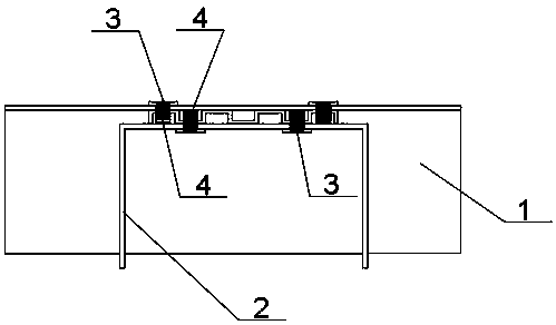 Vertical light steel keel