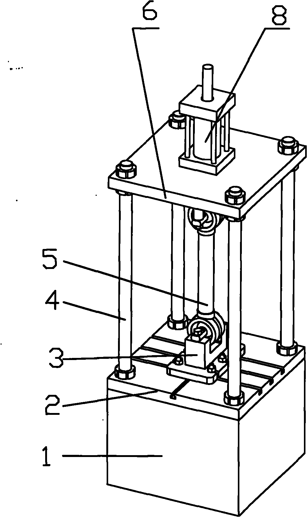 Novel axial fatigue tester