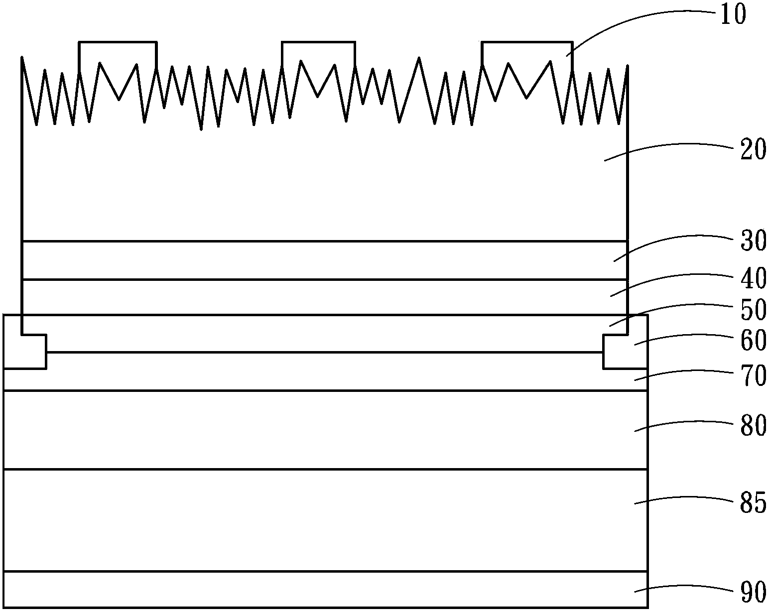 Light emitting diode with reflector protective layer