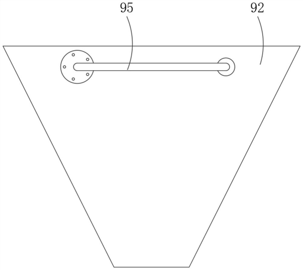 Rubber belt type vacuum filter