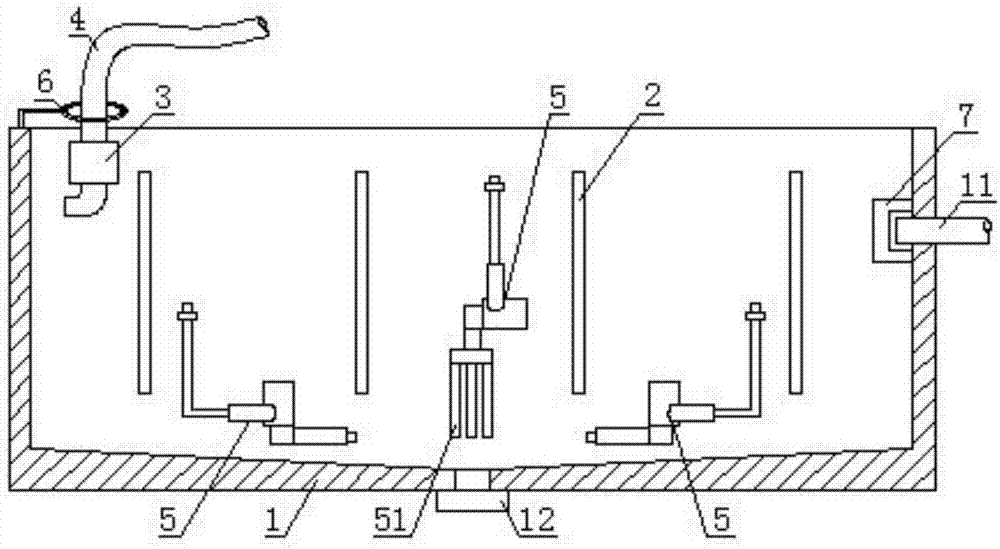 Sedimentation circulating water floating head water-taking apparatus