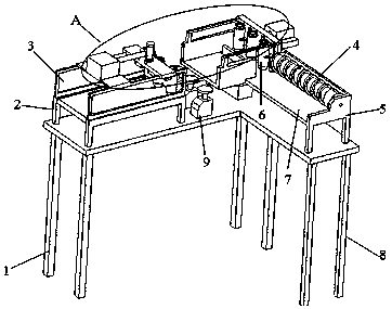 Screw feeding-two-stage delivery barium sulfate automatic sulfur measuring device