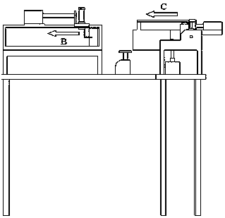 Screw feeding-two-stage delivery barium sulfate automatic sulfur measuring device