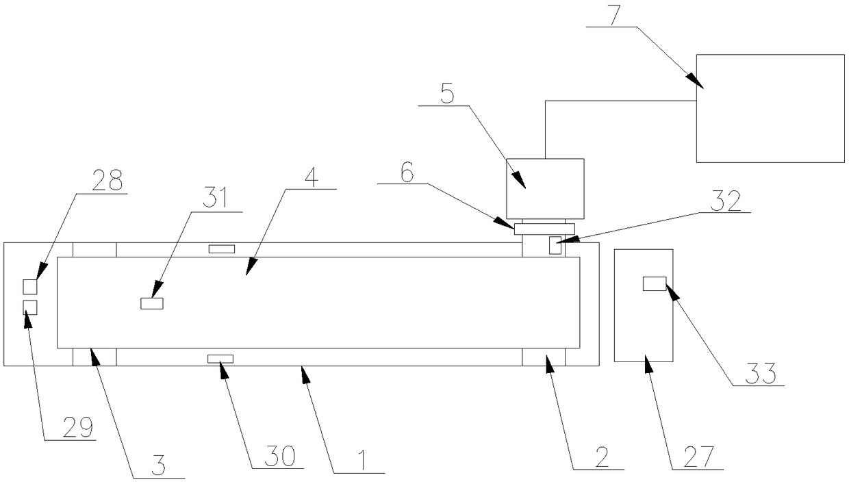 Practical training teaching device of belt conveyor