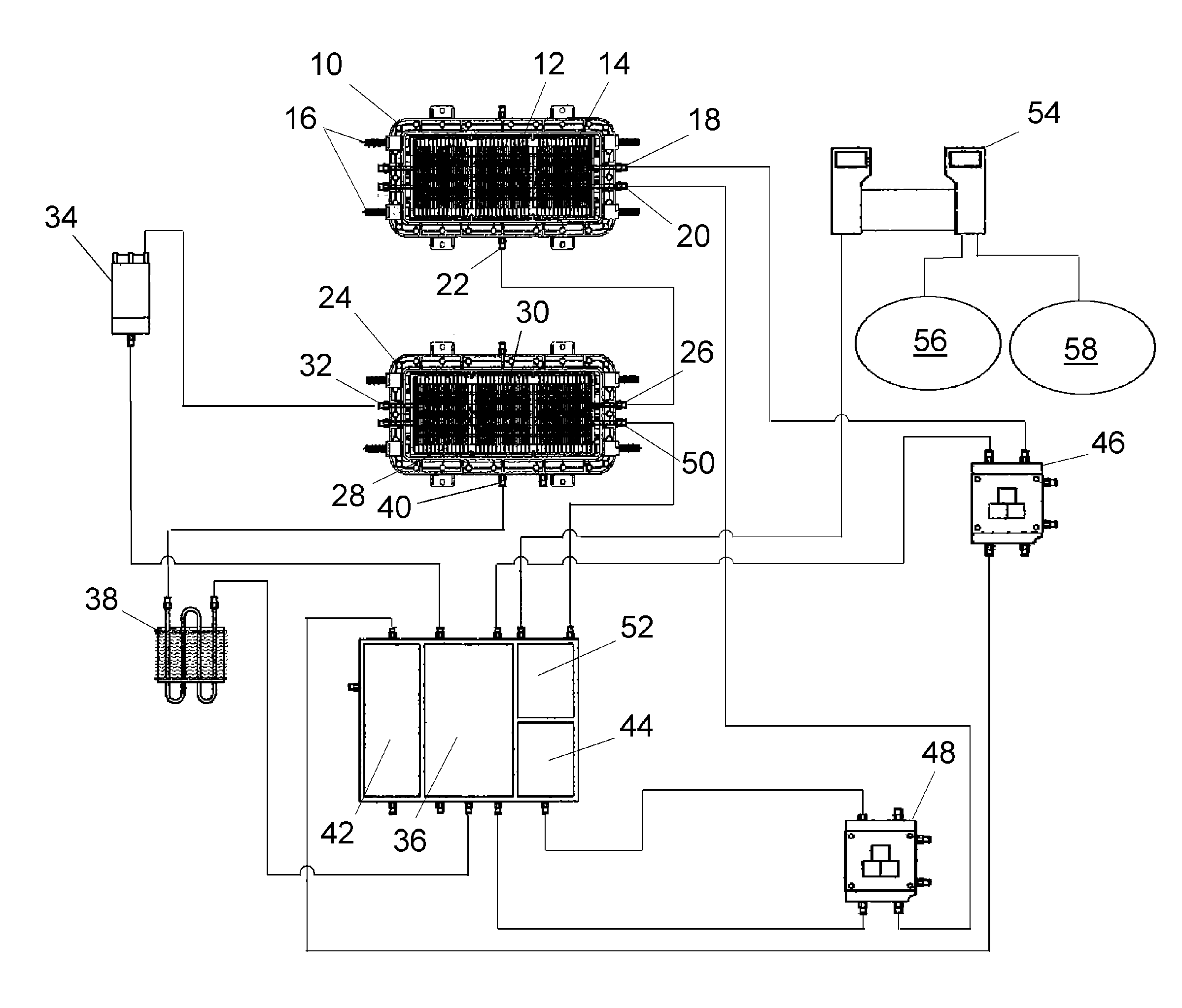 Process and apparatus for the preparation of combustible fluid