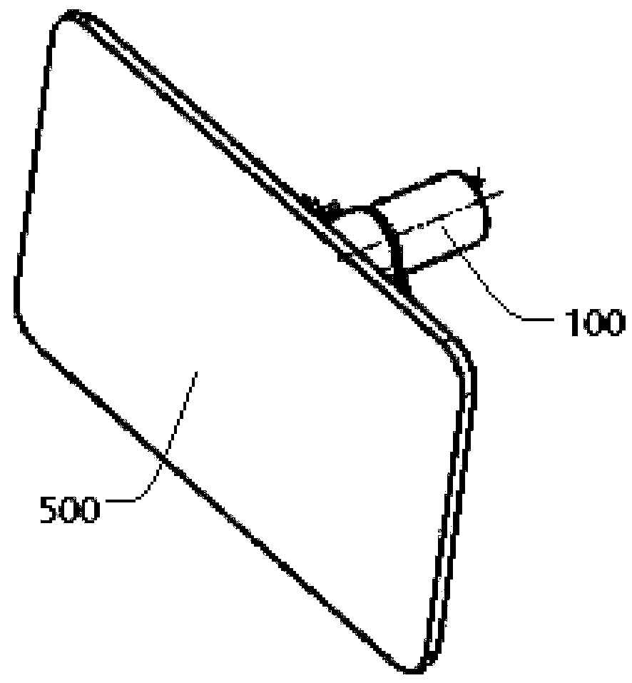 Execution mechanism used for adjusting display terminal and vehicle