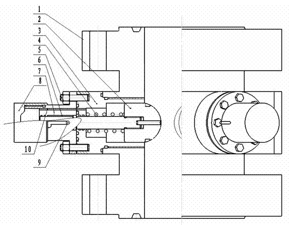 Large-diameter tool inductor operating under pressure