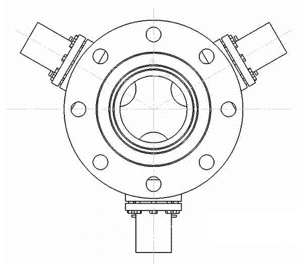 Large-diameter tool inductor operating under pressure