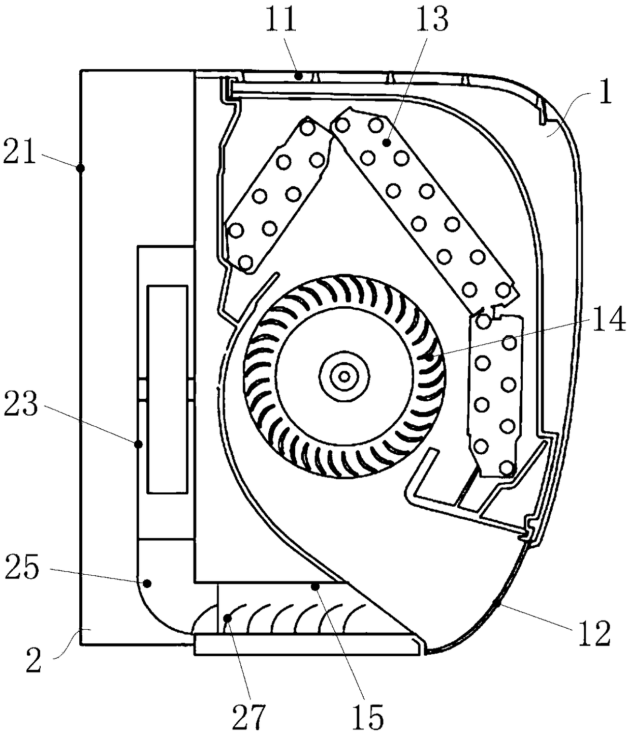 Air conditioning indoor unit and control method thereof