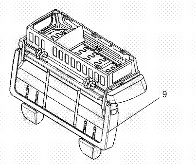 Interior tool box for truck