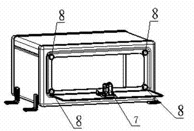 Interior tool box for truck