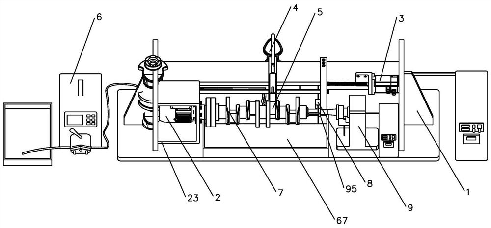 Electrochemical ultrasonic magnetic combined abrasive finishing machining crankshaft system and method