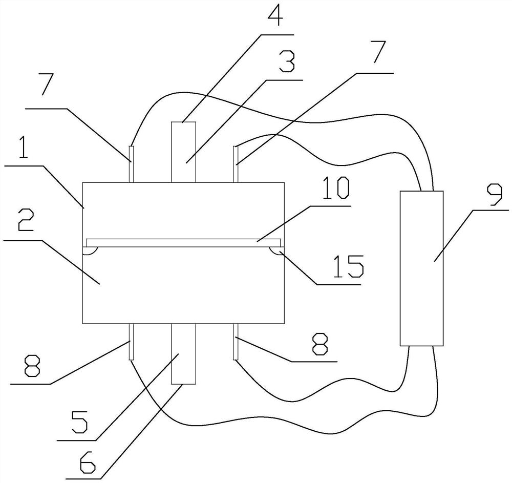 Hydrogen sensor for leakage detection and preparation method of sensitive element of hydrogen sensor