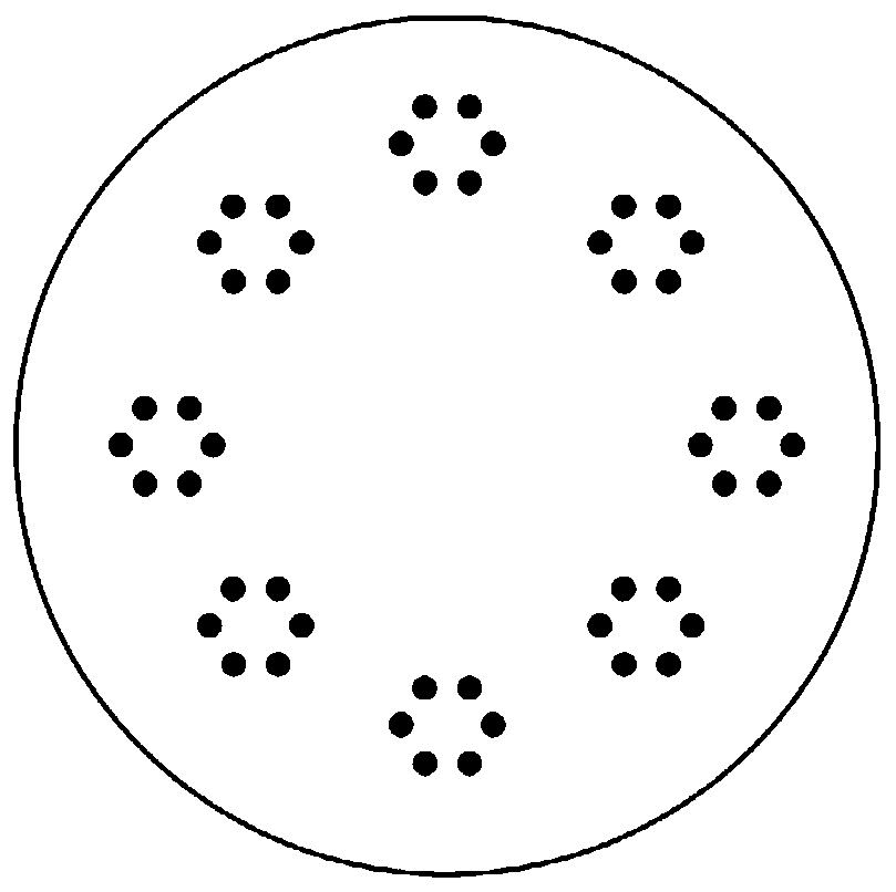 Design of small-size sample pool reflected for many times